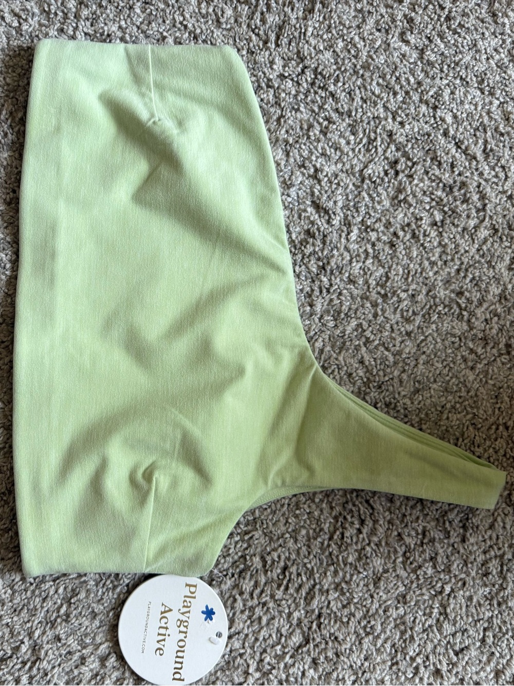 Playground Active Women's Pistachio One-Shoulder Tank